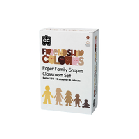 EC - Friendship Colour Paper Family Shapes 150pc