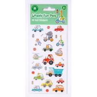 Learning Can Be Fun - Wheely Fun Pals - Foil Sticker Set