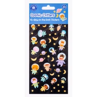 Learning Can Be Fun - Cosmic Critters - Glow Sticker Set