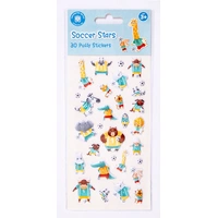 Learning Can Be Fun - Soccer Stars - Puffy Sticker Set