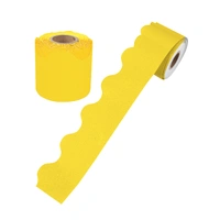 Learning Can Be Fun - Growing Minds Butter Yellow Rolled Scallop Border