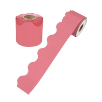 Learning Can Be Fun - Growing Minds Crimson Rolled Scalloped Border