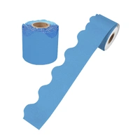 Learning Can Be Fun - Growin Minds Ocean Blue Rolled Scallop Border