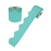 Learning Can Be Fun - Growing Minds Teal Rolled Scalloped Border