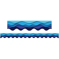 Learning Can Be Fun - Ocean Waves Scalloped Border (Pack of 12)