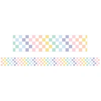 Learning Can Be Fun - Pastel Checkered Border (Pack of 12)