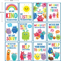 Learning Can Be Fun - Giggle & Grow Classroom Rules Poster (set of 12)