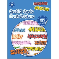 Learning Can Be Fun - Graffiti Goals Merit Stickers
