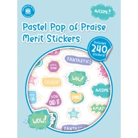 Learning Can Be Fun - Pop of Praise Pastel Merit Stickers