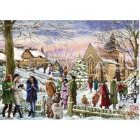 Jumbo - Festive Village Puzzle 1000pc