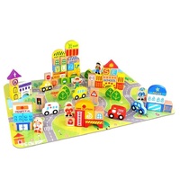 Fat Brain Toys - My Town Block Set