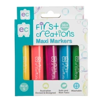 First Creations - Maxi Markers (5 pack)