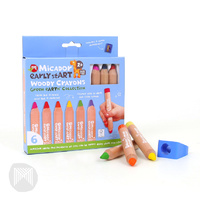 Micador - Early Start Woody Crayons (6 pack)