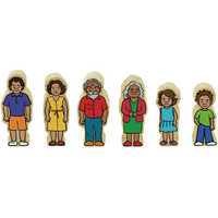 Freckled Frog - Indigenous Family Wooden Set