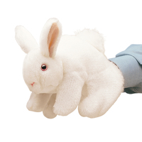 Folkmanis - White Bunny Rabbit Puppet