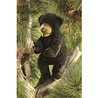 Folkmanis - Black Bear Cub Puppet