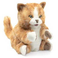 Folkmanis - Orange Tabby Kitten Puppet