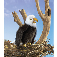 Folkmanis - Perched Eagle Puppet