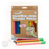 Micador - ColouRush Jumbo Triangle Pencils (12 pack)