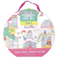 Floss and Rock - Fairy House Shaped Puzzle 100pc