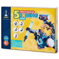 Johnco - 5 in 1 Mechanical Coding Robot