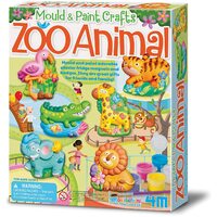 4M - Mould & Paint Zoo Animals