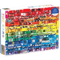 Galison - Rainbow Toy Cars Puzzle 1000pc