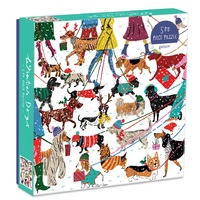 Galison - Winter Dogs Puzzle 500pc