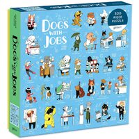 Galison - Dogs with Jobs Puzzle 500pc