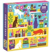 Galison - Curious Cats Puzzle 500pc