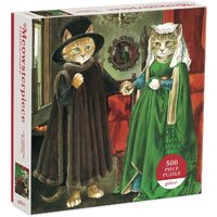 Galison - Arnolfini Marriage Meowsterpiece Puzzle 500pc