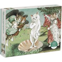 Galison - Birth of Venus Meowsterpiece Puzzle 1000pc