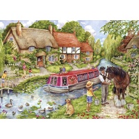 Gibsons - Drifting Downstream Large Piece Puzzle 100pc