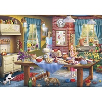 Gibsons - Sneaking a Slice Large Piece Puzzle 100pc
