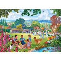 Gibsons - Bowling By The Brook Large Piece Puzzle 100pc