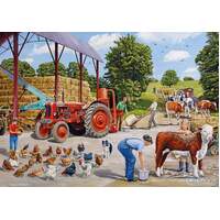 Gibsons - A Busy Farmyard Puzzle 500pc