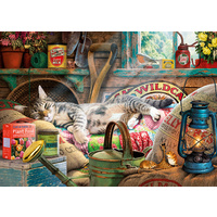 Gibsons - Snoozing In The Shed Large Piece Puzzle 500pc