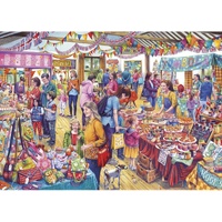 Gibsons - Village Tombola Large Piece Puzzle 500pc