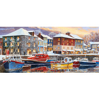 Gibsons - Padstow in Winter Panorama Puzzle 636pc