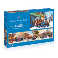 Gibsons - Winter About Town Puzzle 4 x 500pcs