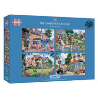 Gibsons - The Gardener's Round Puzzle 4 x 500pc