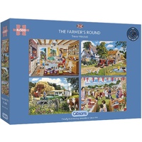 Gibsons - The Farmer's Round Puzzle 4 x 500pc