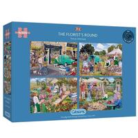 Gibsons - The Florist's Round Puzzle 4 X 500pc