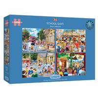 Gibsons - School Days Puzzle 4 x 500pc