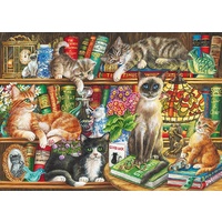 Gibsons - Puss in Books Puzzle 1000pc