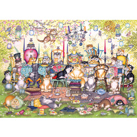 Gibsons - Mad Catter's Tea Party Puzzle 1000pc