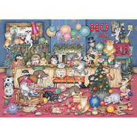 Gibsons - Feline Festivities Puzzle 1000pc