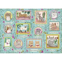 Gibsons - Famous Felines Puzzle 1000pc