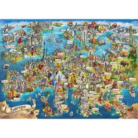 Gibsons - Exploring Europe Puzzle 1000pc