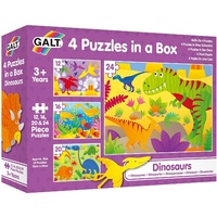 Galt - 4 Puzzles in a Box - Dinosaurs